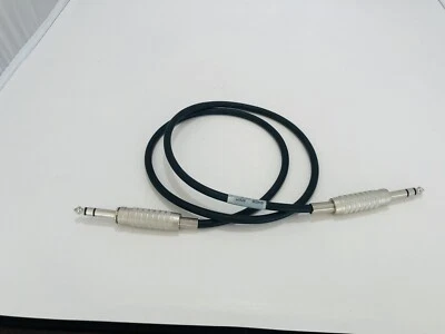 Sescom 6.35 mm Audio/ Microphone Cable 3 Ft, Made In Japan L-4E6S - Image 1 of 4