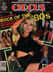 1980 Circus January 22 - Eagles; Jefferson Starship; Blondie; Queen; Rush - Picture 1 of 1