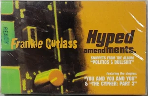 FRANKIE CUTLASS - HYPED AMENDMENTS (Cassette Single, 1996, Relativity) NEW - Picture 1 of 3