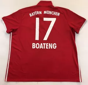 Bayern München 2016 2017 #17 Boateng Munich Adidas heim Trikot jersey Gr.3XL 3XL - Bild 1 von 24