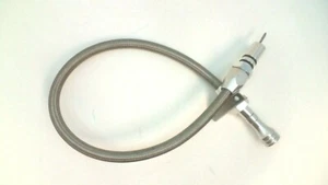 Firewall Mount Transmission Oil Flexible Stainless Steel Dip Stick - Picture 1 of 5