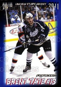 2010-11 Lincoln Stars #9 Brent Tate