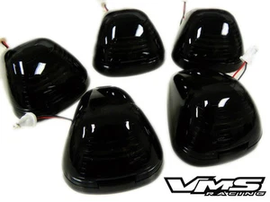 99-15 FORD SUPER DUTY TRUCK LED DARK SMOKE CAB ROOF LIGHTS - FREE HARNESS KIT - Imagen 1 de 1
