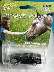 JOHNNY LIGHTNING Horse Power Set 1969 Camaro 396 Made To Save Horses  - Bild 1 von 3