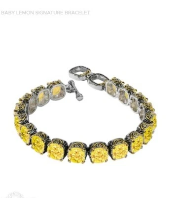 Pulsera de tenis Park Lane LEMON BABY SIGNATURE amarilla circonita cúbica cierre de palanca precio de venta sugerido por el fabricante $448 Foto 1 de 4