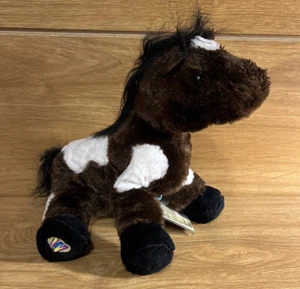 Ganz Webkinz Pinto Horse Pony Stuffed Animal Sealed Code Tag # HM147 - Picture 1 of 10