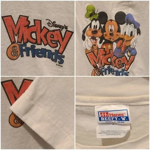 Vintage 1990's Mickey & Friends Single Stitch T-Shirt Men’s Sz Large  - Picture 1 of 7