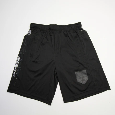 Los Angeles Kings Fanatics NHL Pro Authentics Athletic Shorts Men's Black New Cover