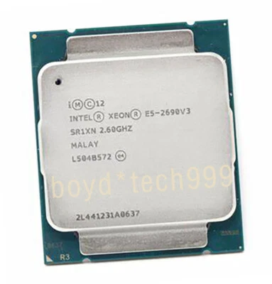 Intel Xeon E5-2690 V3 CPU SR1XN 12 Core 2.6 GHz 30 MB Socket LGA2011-3 Processor - Image 1 of 4