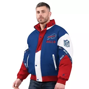 Giacca a nastro blu con cappuccio Buffalo Bills Pro Player - Foto 1 di 3