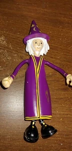 BENDOS Kid Galaxy 7" posabile viola Hocus Pocus Wizard capelli bianchi - Foto 1 di 3