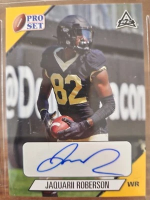 Jaquari Roberson Rookie - Wake Forest/Buffalo Bills - 2021 Pro Set Autograph  - Image 1 of 2