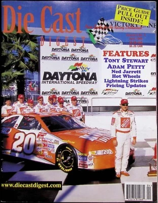 REVISTA DIE CAST DIGEST Guia de Preços Abril 1999 -- Capa NASCAR Tony Stewart - Imagem 1 de 4