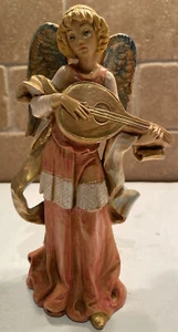 Vintage Depose Fontanini Simonetti Angel with Mandolin #252 Figurine 6.5" Italy - Picture 1 of 12