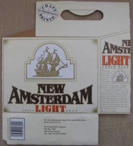Neu Amsterdam Light Amber Bier Karton Sixpack Träger - Bild 1 von 2