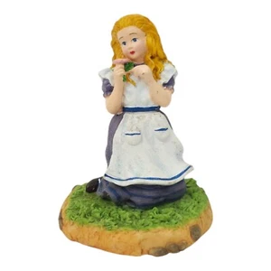Yarto Gruppo Sculture Segrete Alice nel Paese delle Meraviglie Statuina 4" Fiore Rosa - Foto 1 di 12