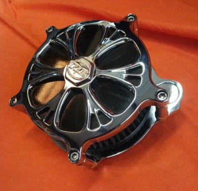 COMPONENTES RC PARA FILTRO DE AIRE HARLEY CROMO AC-BP1 Foto 1 de 4