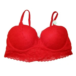 VICTORIA'S SECRET PINK LACE  BRALETTE PUSH UP BRA L NEW WITH TAG - Picture 1 of 7