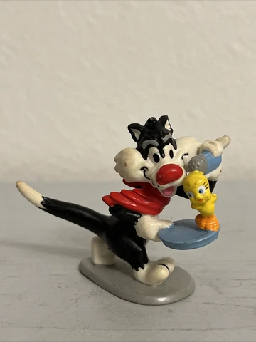 SYLVESTER THE CAT & TWEETY BIRD ACTION FIGURE TOY VINTAGE (1990) APPLAUSE Cover