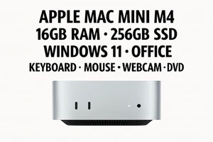 Apple Mac Mini M4 •  16GB RAM • 256GB SSD • Windows 11 • Office • Extras - Picture 1 of 10
