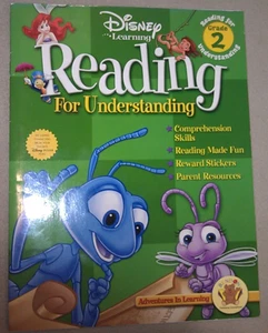NEW 2004 Disney Reading 2nd Grade Workbook Little Mermaid Bugs Life Toy Story - Picture 1 of 14