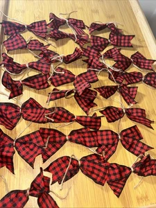 25 Pcs 4" Gingham Ribbon Bow Checkered Gingham Satin Ribbon Bows for Cra... - Picture 1 of 4