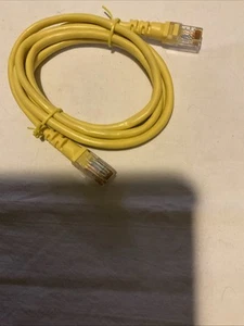 Ethernet cable Yellow. See Description - Picture 1 of 2
