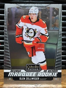 2024-25 O-Pee-Chee Platinum - 207 Olen Zellweger - Marquee Rookie - Picture 1 of 2