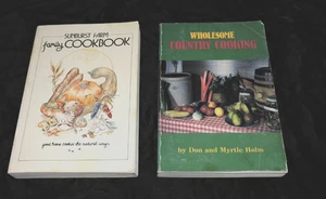 Vintage Sunburst Farm Familie Kochbuch + Gesunde Landküche * KOSTENLOSER VERSAND - Bild 1 von 2