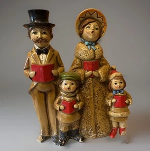 Vintage 50er Pappmaché Weihnachtslieder Dickinson Japan 10” hoch 7” breit Plz L@@K - Bild 1 von 13