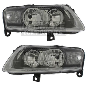 Audi A6 Headlights C6 4F Estate 2005-2008 Halogen Headlamps 1 Pair Left & Right - Picture 1 of 12