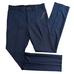 Pantaloni Kirtling Theory Marlo U Navy Nuovi con etichette Taglia 32 - Foto 1 di 9