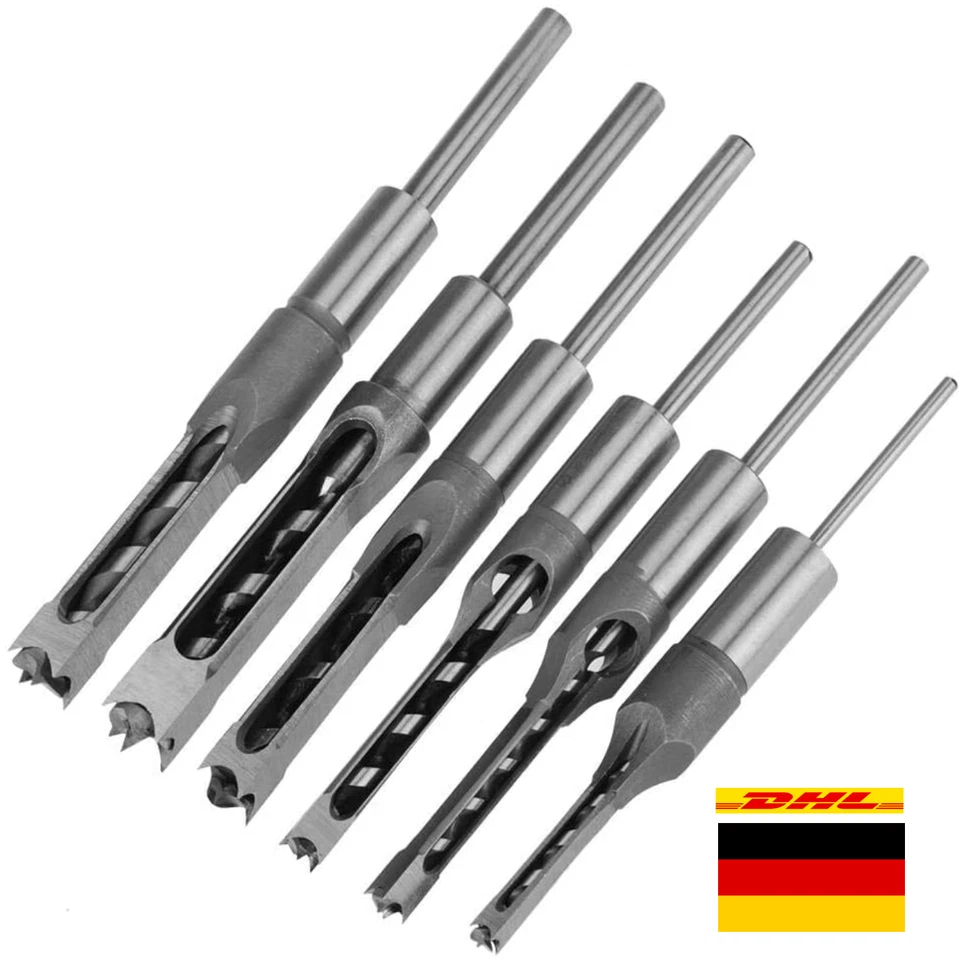 Vierkantbohrer Set | 6 Größen | Präzisionsstahl - Bild 1 von 4