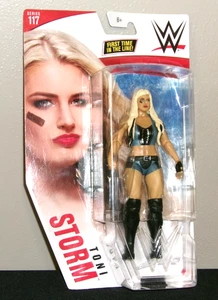 2020 WWE, Mattel TONI STORM Blue Outfit Wrestling Action Figure Series 117 NIB - Picture 1 of 2