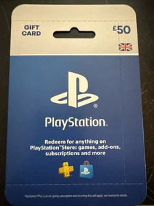 PlayStation Store Gift Card £50 - Picture 1 of 1
