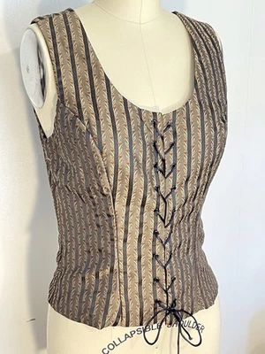 Chaleco Wah Maker Colección Vintage Encaje Corbata Frontal, Corsé Mujer’s Pequeño Foto 1 de 4