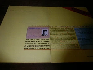 DAVID BOWIE - Zeitschriftenwerbung / Reklame!!! GITARRENCLUB !!! - Bild 1 von 1