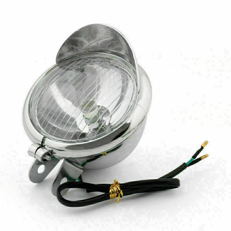 Spot Fog light Lamp Motorcycle For Bobber Touring Chopper Custom Foto 1 de 4