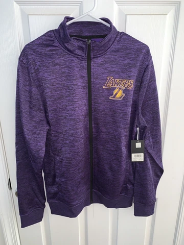 Nba Los Angeles Lakers Sweatshirt Zip up NWT Medium VKM5396F Cover