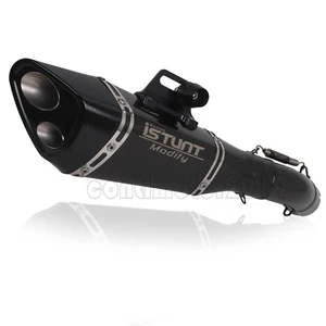 Slip-on Exhaust Mid Link Pipe Muffler For Kawasaki Ninja ZX4RR ZX4R 2023 2024 - Picture 1 of 6