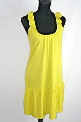 Vestido de verão feminino AAApple amarelo sem mangas novo com etiquetas   - Imagem 1 de 4