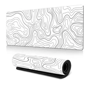 Topographic Mouse Pad Gaming Mouse Mat Large Long Extend Mousepad Big B h 0O01 - Picture 1 of 21