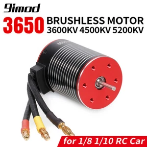 3650 Brushless Motor 3mm Shaft for 1/8 1/10 RC Car Traxxas Hsp Rc4wd Scx10 D90 - Picture 1 of 13
