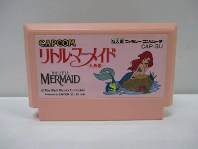 NES -- LITTLE MERMAID -- Action. Famicom, JAPAN Game. CAPCOM. 10922 - Image 1 of 4
