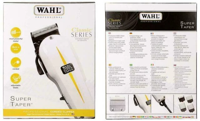 Wahl Super Taper Tagliacapelli Tosatrice Bianca