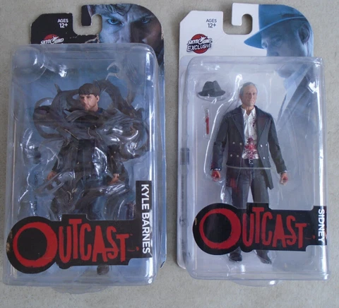 LOT OF 2 SEALED NIB 2017 MCFARLANE TOYS OUTCAST 5" FIGURES SIDNEY KYLE BARNES Cover