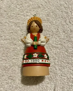 Hallmark Ambassador 1980 Angel Ornament EUC Holiday House Collection QX3H - Picture 1 of 4