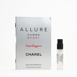 Chanel Allure Homme Sport Superleggera EDP 1.5ml Mini Vial Spray Perfume Genuine - Picture 1 of 4