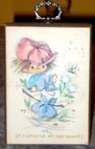 American Greetings Plaque - Life is so much Fun - Why Hurry Through It? - Picture 1 of 5