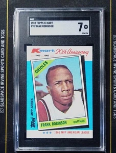 1982 TOPPS K-MART #9 FRANK ROBINSON SGC 7 - Picture 1 of 2